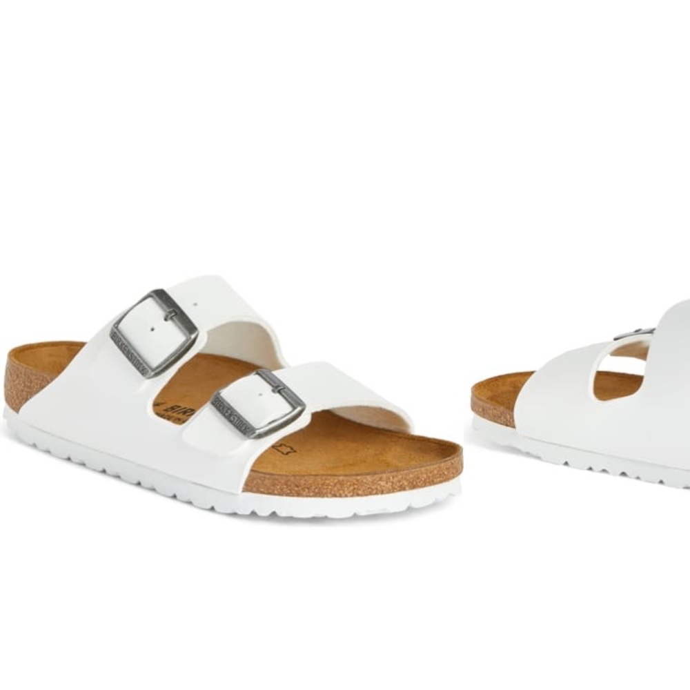 Birkenstock Arizona White Sandal!!!!